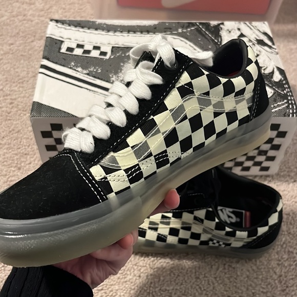 Vans Skate Old Skool glow/black skateboarding shoes - Picture 4 of 15